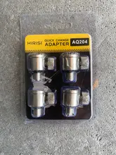 Conector de cambio rápido para caña de pescar, barras de zumbador de acero inoxidable para carpa