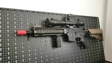 Fire Wolf-Mira iluminada telémetro para caza, rifle de retícula holográfica, visor de 4 retículas, láser rojo de 20 mm, ideal cacería, 4-12x50