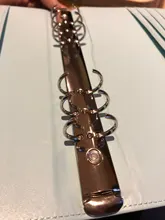 Carpeta de archivos recargable para Notebook, funda para Bloc de notas, carpeta de cuero, suministros de oficina, novedad