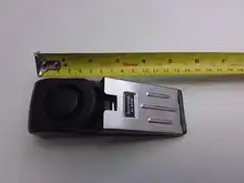 Mini alarma de vibración inalámbrica para el hogar, sistema de seguridad de bloqueo de bloque, Tope de puerta, alerta de tope moldeado, 120dB