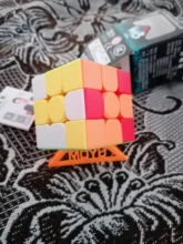 Stickerless Cube Puzzle Cubo Magico Moyu Meilong 3x3x3 Toys Colorful Educational