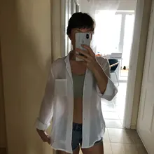 Chemisier Femme para Mujer Tops de moda 2020 ropa de verano camisa blanca de manga larga de las mujeres blusa de mujer coreana ropa Roupas Femininas