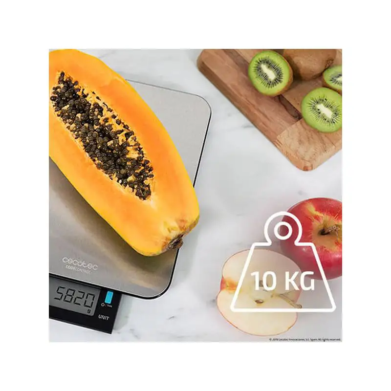  Scale Digital Kitchen Cecotec Cook Checkpoint 9000 Waterproof Inox - 4000327670865
