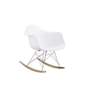 

French children's rocker in White