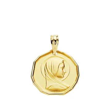 

Medal 18k gold Maria French 16mm. [AB3807GR] -Customizable-RECORDING INCLUDED IN THE PRICE