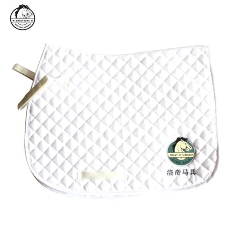 Cavassion Equestrian Saddle Pad Breathable Material on the Horse Back