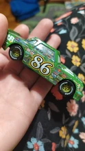 Disney-Set de figuras de la película Cars 3 de metal, juguete de modelo de coche, a escala 1:55, con diseño de relámpago McQueen, Jackson, Mack, tío Truck, regalo para para cumpleaños
