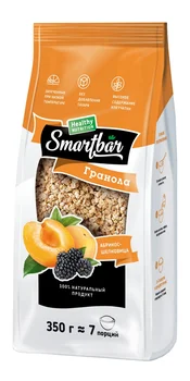 

Granola with apricot and Mulberry, smartbar 350g.