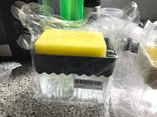 Soap-Dispenser Sponge Caddy Washing-Sponge Kitchen Creative New 2-In-1 with Manual-Press