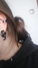 Pendientes Punk Rock para mujer, 1 Uds., Clip de cartílago, envoltura sin Piercing, accesorios de joyería