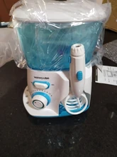 Waterpulse V300B Dental hilo Dental Oral agua irrigador con 5 Jet consejos Dental higiene Oral 10 presiones dientes limpiador de hilo Dental