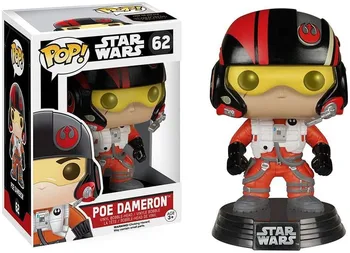 

Funko Pop Star Wars-Dameron PoE vinyl figure, multi-colored, 9 cm