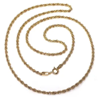 

Lace 18k gold chain salomónico 45cm. Normal 2mm. [AA1597]