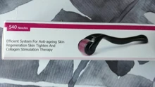 DARSONVAL-Rodillo derma roller con microagujas de titanio, rodillo dermoroller con microagujas de titanio para la cara, agujas de 0,2/0,25/0,3mm, 540