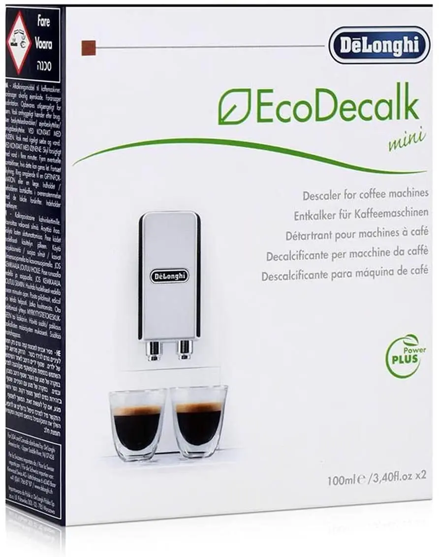 DeLonghi Descaler Cleaner EcoDecalk Cleaning Solution for Coffee