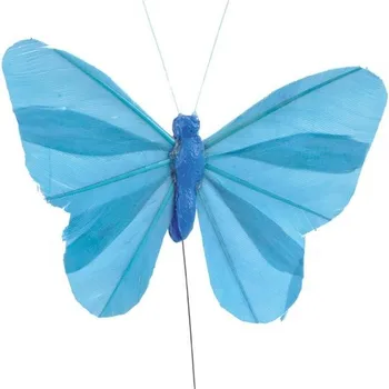 

Pack of 6 turquoise butterflies for birthday party decoration, communes, anniversaries, children