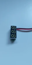 Voltímetro Digital LED para coche, Detector de voltaje, Panel de prueba, DC 0V-100V, 0,28 pulgadas, 12V, 24V, rojo, verde, azul y amarillo