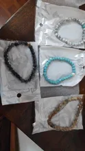 Set pulsera parejas distancia negro blanco de Lava Natural piedra de ojo de tigre cuentas pulseras de Yoga para las mujeres de los hombres cuerda elástica joyería