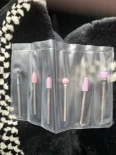 Broca de corindón para uñas, fresa eléctrica giratoria para manicura, cepillo de rebaba, juego de Gel para quitar, accesorios de herramientas de arte de uñas, 6 uds.
