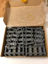 Girls Toys Assembled Railway-Track-Model-Sets Building-Blocks Train Construction Children's