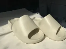 JIANBUDAN al aire libre suave cómodo zapatillas hombres mujeres baño interior zapatos de Casa EVA plano suela gruesa diapositivas sandalias de verano