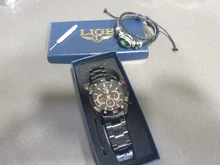 LIGE-reloj analógico de acero inoxidable para hombre, nuevo accesorio de pulsera de cuarzo resistente al agua con cronógrafo, complemento Masculino deportivo de marca de lujo con esfera luminosa