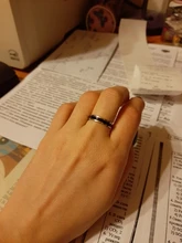 Anillos de boda de 4mm para mujer, de acero inoxidable, esmalte blanco y negro, joyería de compromiso para pareja, oro rosa, regalo minimalista, talla 3 a 10