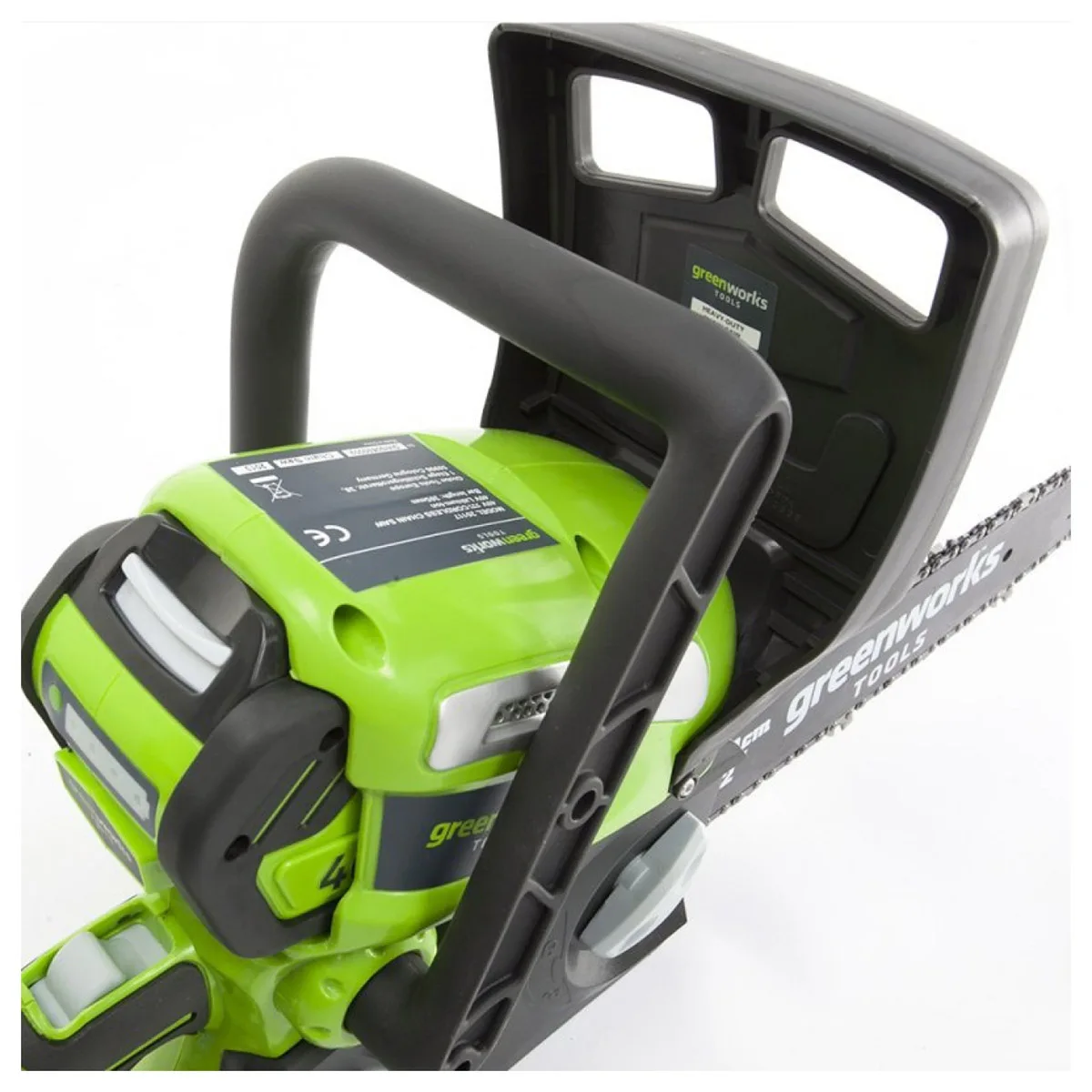 Пила цепная аккумуляторная Greenworks G40CS30 40V (Длина лезвия 300мм, 60 минут автономной работы, автоматическая смазка