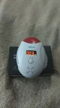 KERUI-pantalla Digital LED con Sensor de alarma para el hogar Detector de monóxido de carbono, con voz, para sistemas de alarma