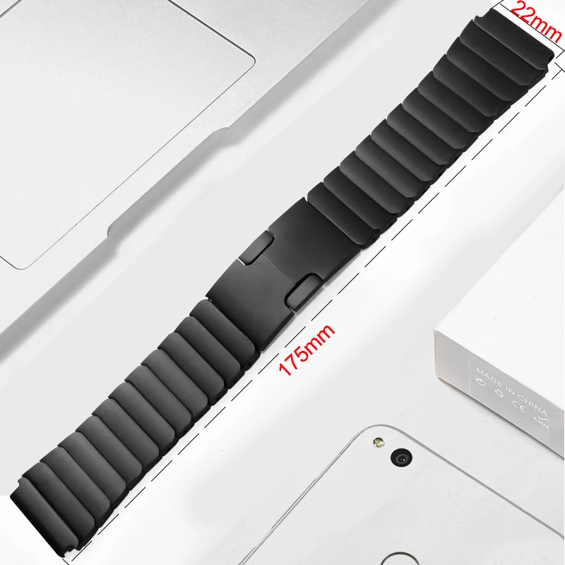 Watch Strap for Huawei Watch GT2 Pro 22mm Stainless Steel Correa Metal Watch Band for GT2 46mm Magic 2 46mm GT2e Wrist Band