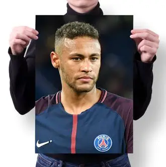 Плакат Неймар да Силва Сантос Жуниор Neymar da Silva Santos Junior №3 А1 | Дом и сад