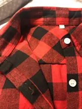 Plaid Shirt Outerwear Top Cotton Blouse Long-Sleeve Slim Female Autumn Winter And