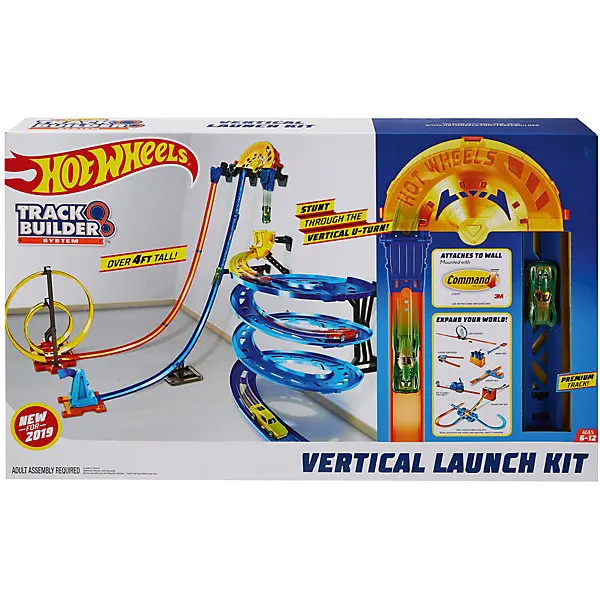 Автотрек Hot Wheels Track Builder Гонки по вертикали