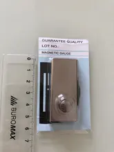 Localizador de imán de costura de Metal, guía de costura, manómetro magnético para piezas de máquina de coser, herramienta de bricolaje para el hogar, 53x24