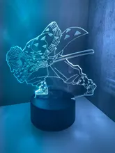 Led-Night-Light Bedroom Decor Zenitsu-Figure Gift Acrylic No-Yaiba-Lamp Demon Slayer