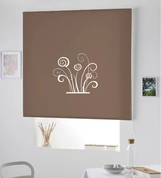 

Blind Iroa roll with drawing/Grass Abstract! ROLLER BLINDS TRANSLUCENT! (CAFE 100X175)