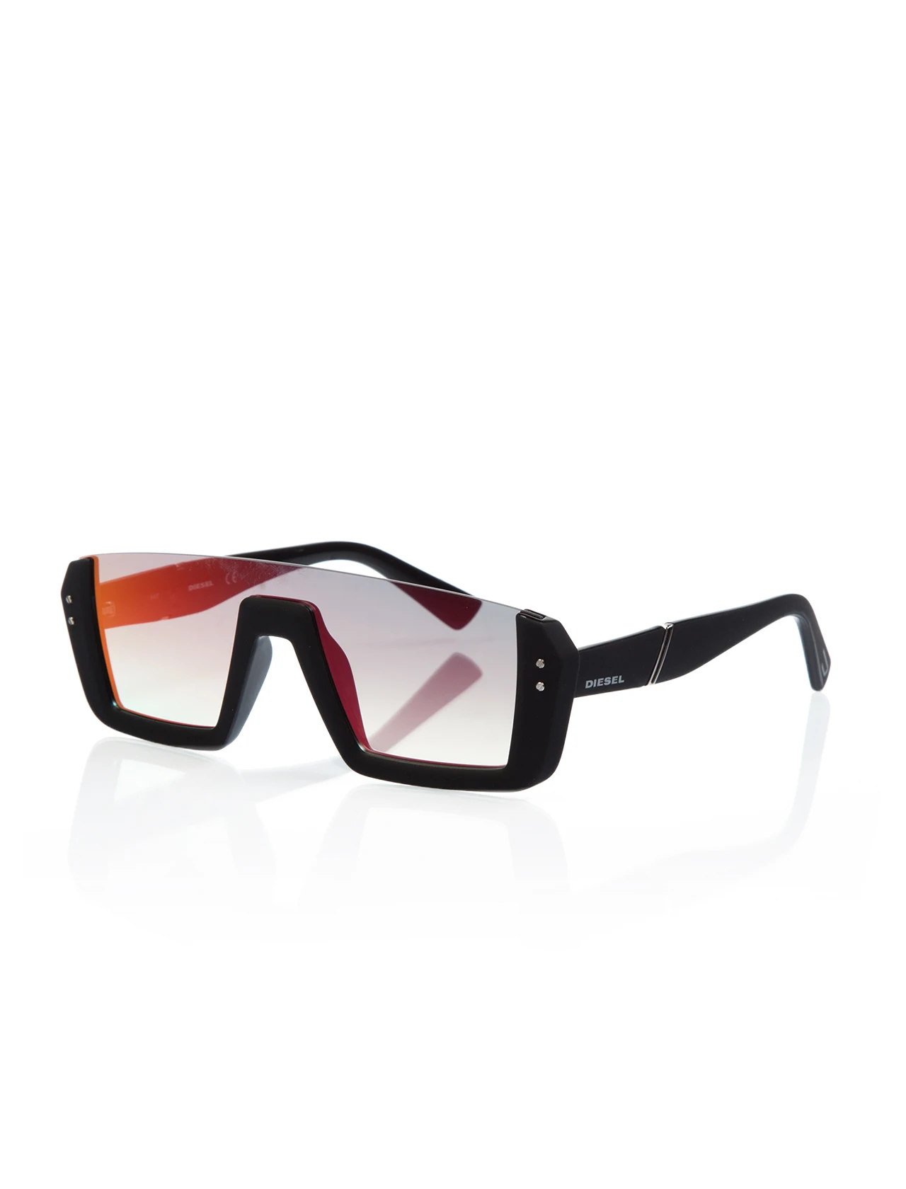 

Women's sunglasses dl 0248 02u bone black polycarbonate rectangular rectangle 57-19-145 diesel
