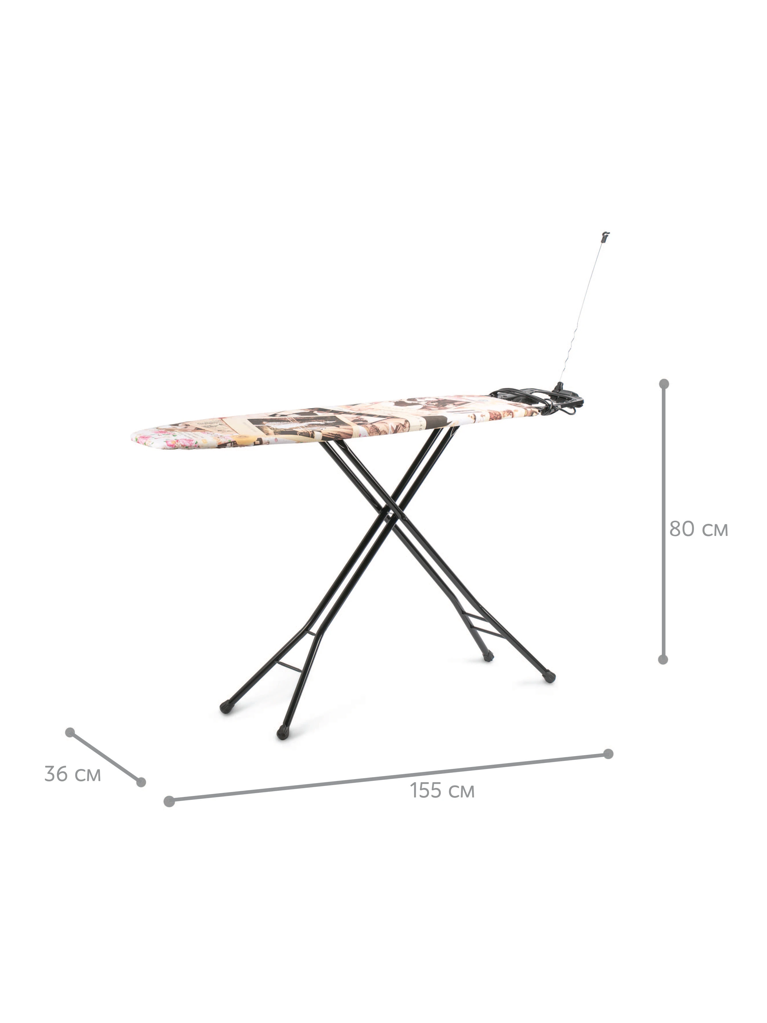 Гладильная доска Nika "BRUNA FASHION" 122x34 см