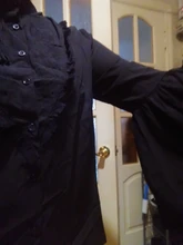 Tunic Tops Shirt Vonda White Blouses Long-Bell-Sleeve Vintage 5XL Blusas Work Sexy Casual