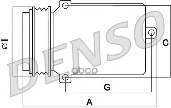 Компрессор Кондиционера Denso арт. DCP17125