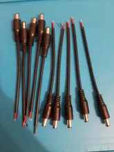 5/10 Uds 5,5x2,1 macho DC macho o hembra conector de Cable para 3528 de 5050 LED de luz de tira