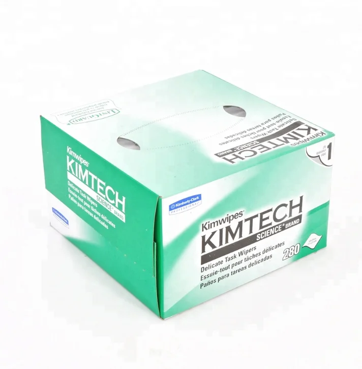 Поддержка FiberCleaningTool Kimwipes dustfreepaper280 шт/коробка деликатные Стеклоочистители
