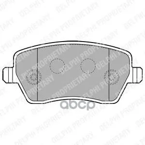 Колодки Передние Renault Duster, Kangoo Ii, Suzuki Swift Iii, Nissan Micra K12 Lp1865 Delphi арт. LP1865