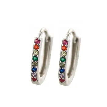 

Earrings Hoops Criollas Oval Multicolored