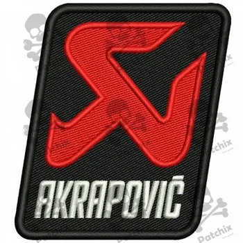 

AKRAPOVIC Parche de embroidery size: 7,5cm