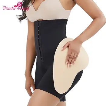

WonderBeauty Women Butt Lifter Shapewear Waist Tummy Shaper Padded Butt Lifter Panty Hip Pads Enhancer Booty Lifter Thigh Slim