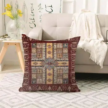 

Else Brown Anatolia Retro Ethnic Antique Turkish 3d Print Sofa large pillow case Floor cushion covers Hidden Zipper 70x70cm