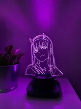 Two-Figure Nightlight Lamp Decor-Light Gift Manga Darling Zero Girls Bedroom Anime In-The-Franxx
