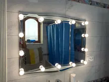 Table-Lamp-Bulb Makeup-Mirror-Light Vanity-Dressing Touch-Dimming Led Hollywood 3-Modes