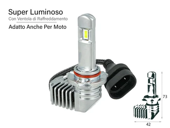 

Full Led All In One Canbus Kit HB3 9005 HB4 9006 30W 12V 24V for car motorcycle scooter truck White 4000 lumens with silences fan